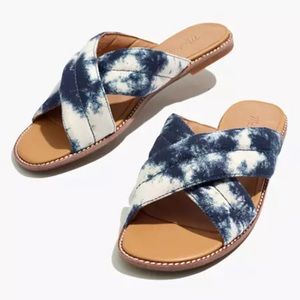 Madewell The Skyler Tie Dye Cushioned Slides